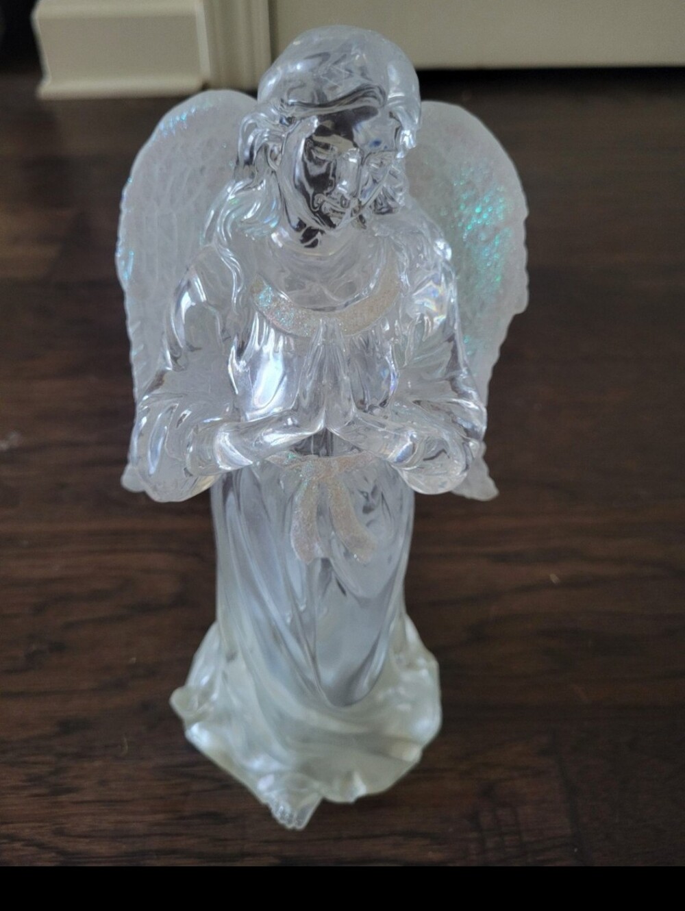 Iridescent Angel Figurine - Home Accents. Vintage. Statue